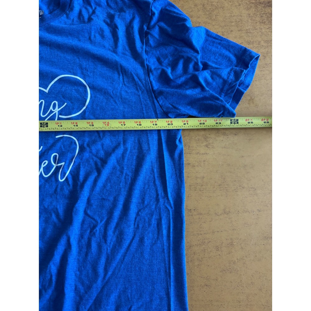 Marley & Me Making Memories Together Blue Graphic T-Shirt Unisex Large - Picture 5 of 6